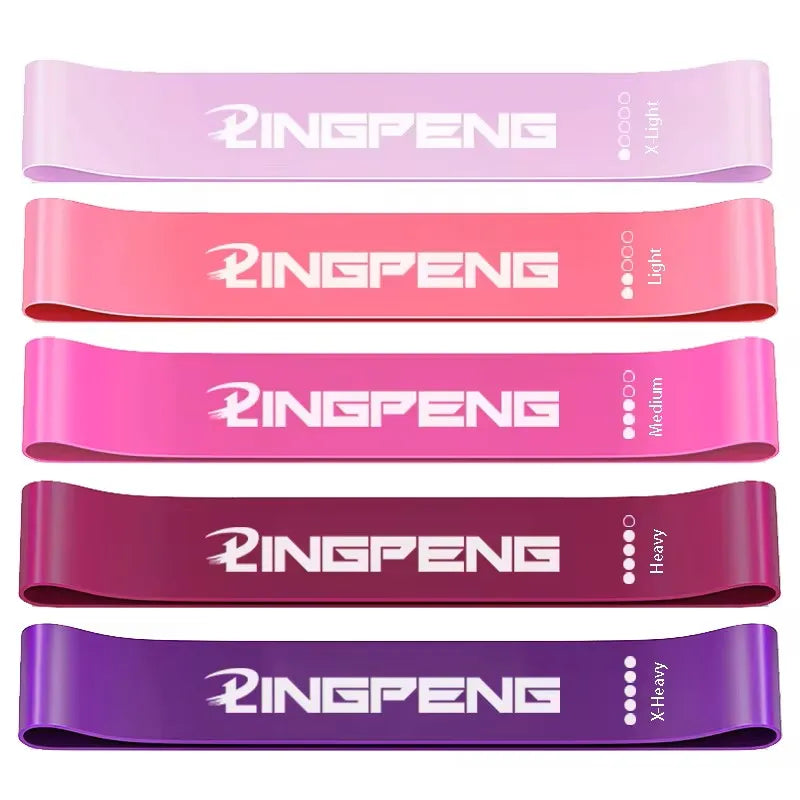 Different Resistance Bands Yoga Band Fitness Exercise Training Hip Tension Band Leg Squat Dance Elastic Loop Stretch Band